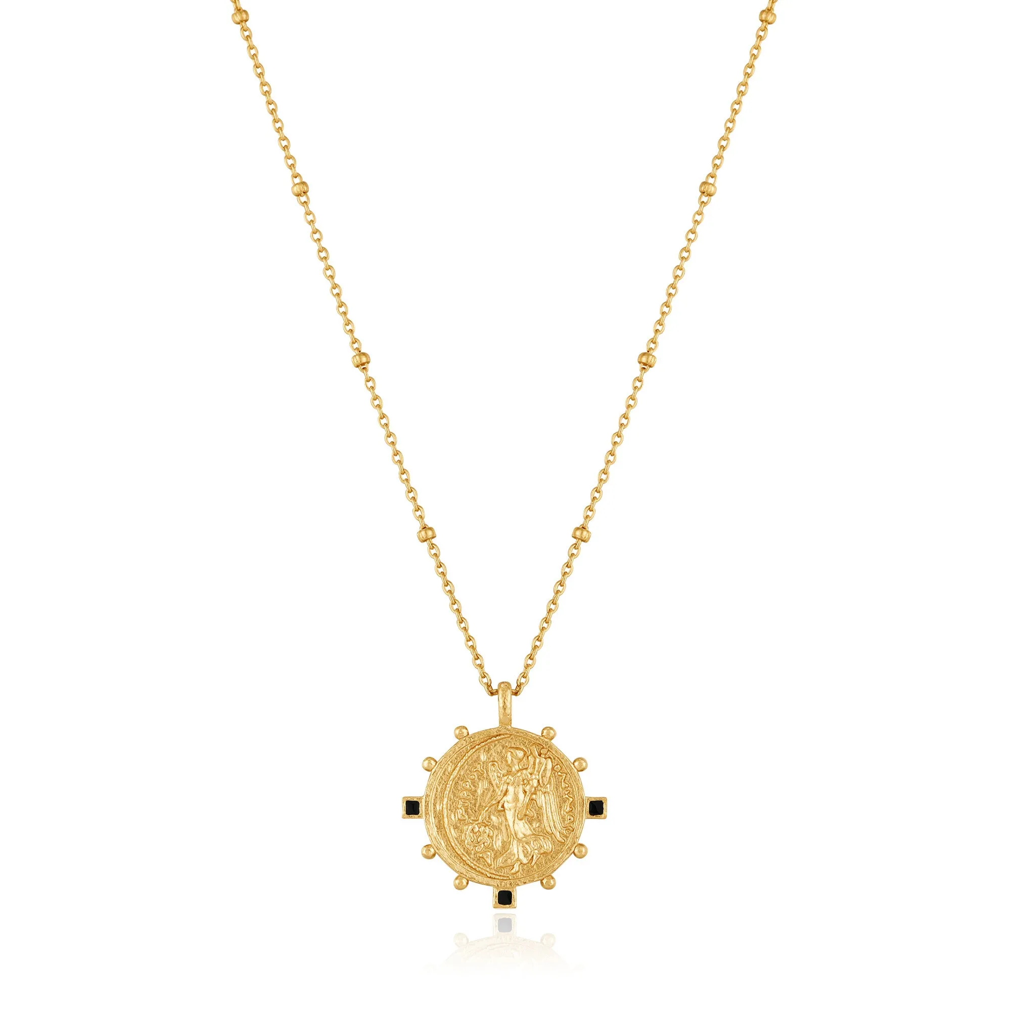 Gold Victory Goddess Necklace