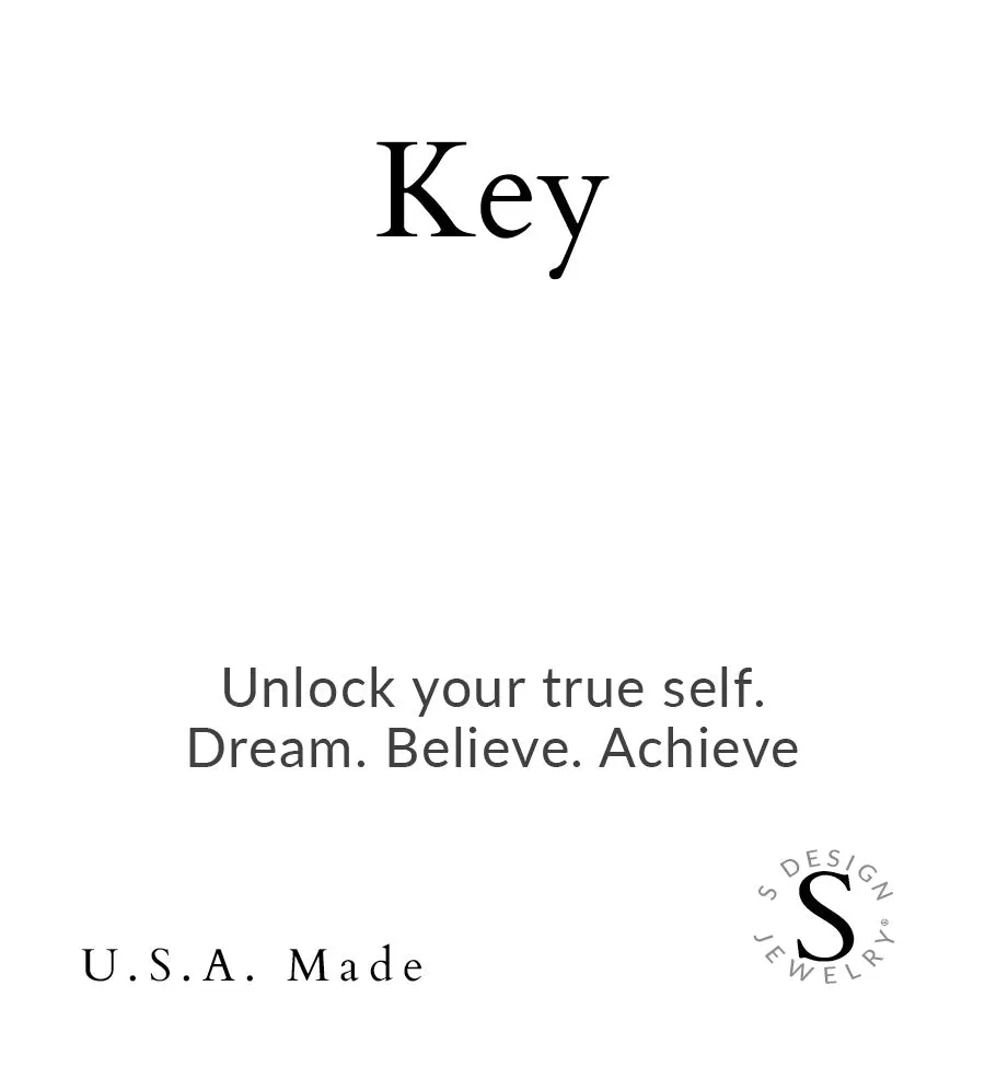 Key | Stone Beaded Charm Bracelet | Howlite