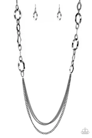 Paparazzi Necklace ~ Street Beat - Black