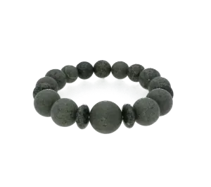 Preseli Bluestone Bracelet Stretch Graduating Bead