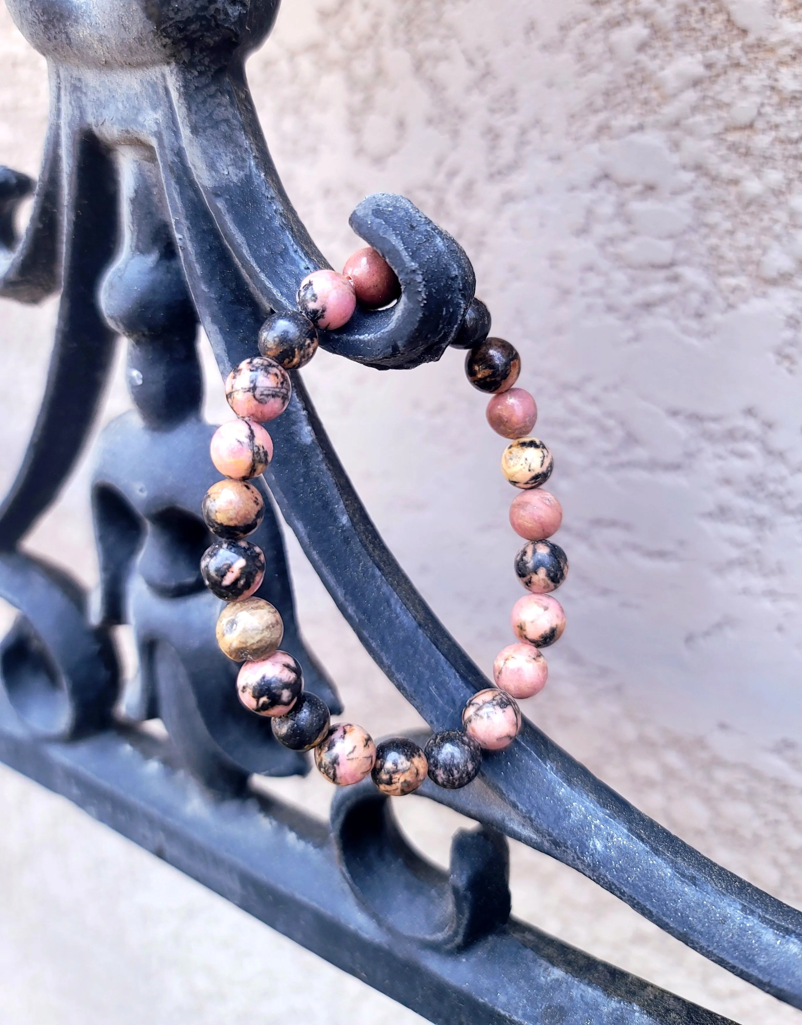Rhodonite Stretch Bracelet