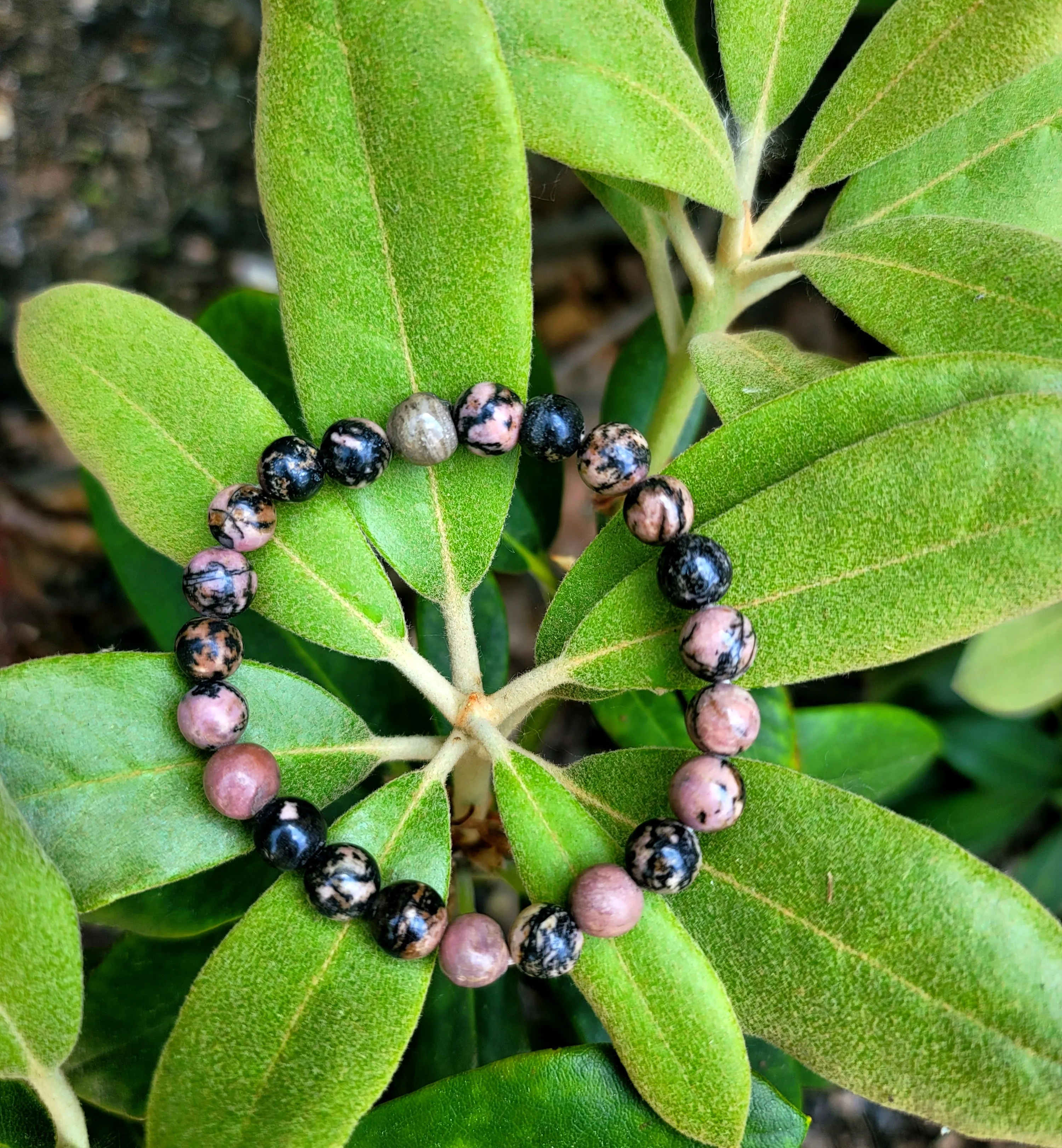 Rhodonite Stretch Bracelet