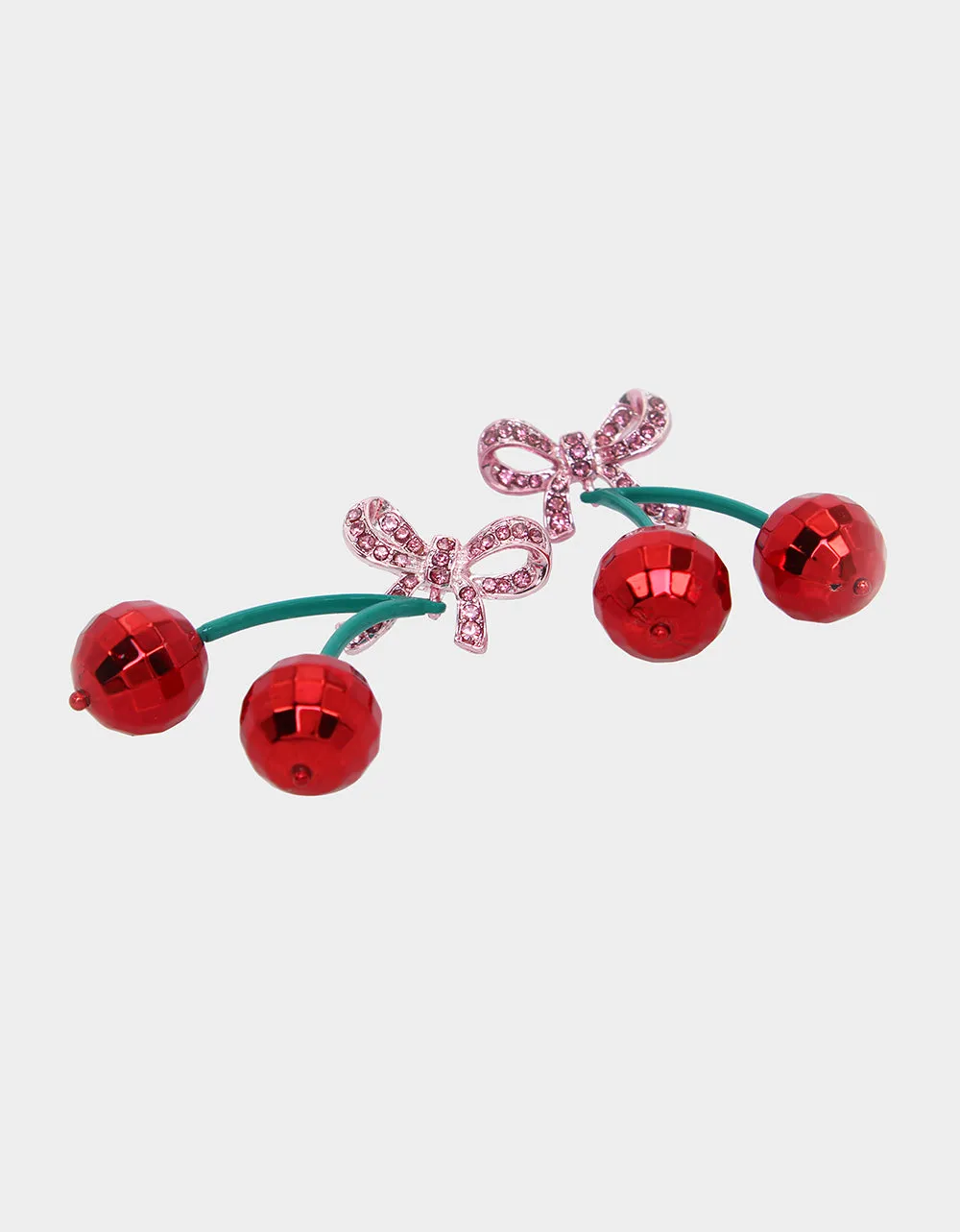 THINK PINK CHERRY DROP EARRINGS MULTI